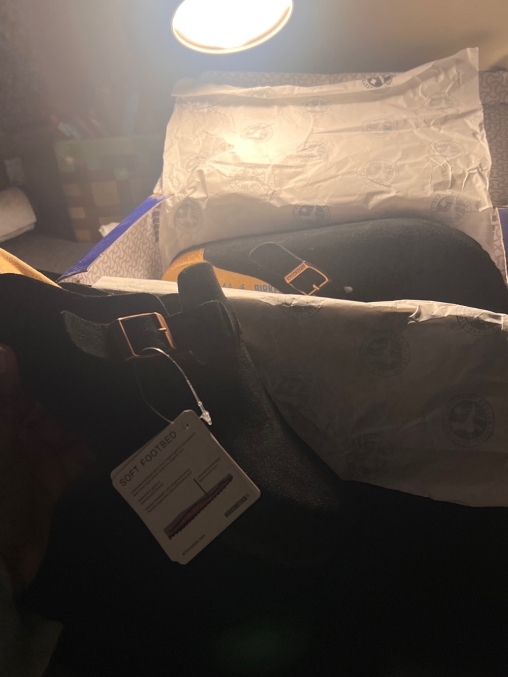 Black Suede birkenstocks